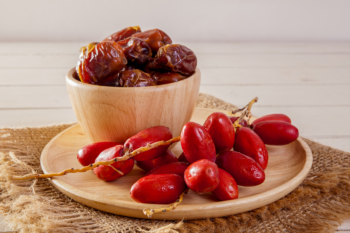 大棗特寫 展示其質感與營養價值